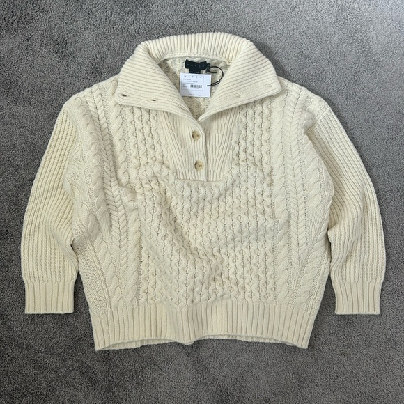 HATCH Luxury Cable Knit Jo Maternity Sweater - Picture 1 of 7